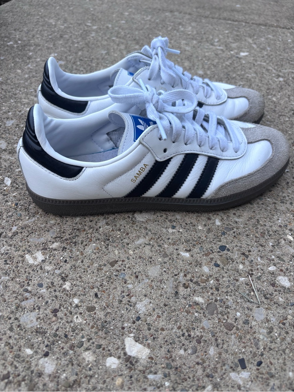 adidas Samba Sneakers - White, Black, Grey